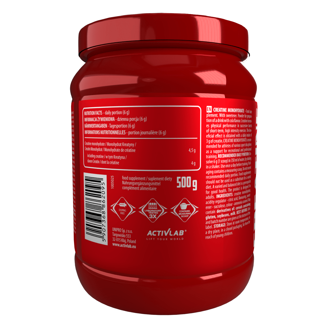 Creatine monohydrate 500g