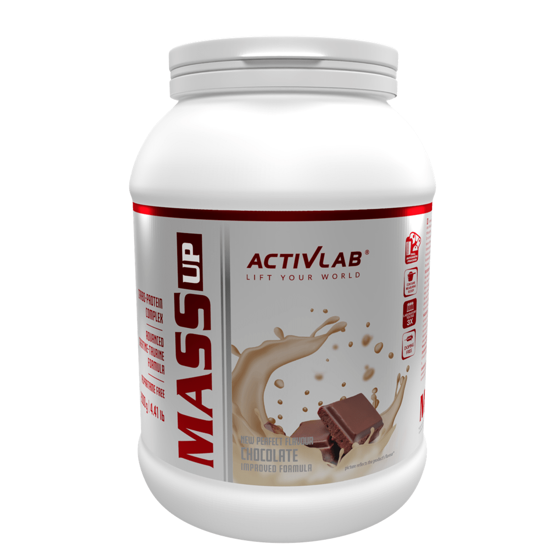 Mass up 2kg